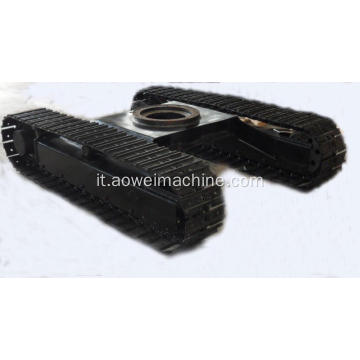 Chassis con cingoli in gomma Sistema di sottocarro da 0,5 a 20 tonnellate per escavatore con sistema HST HYDROSTATIC Piattaforme di perforazione